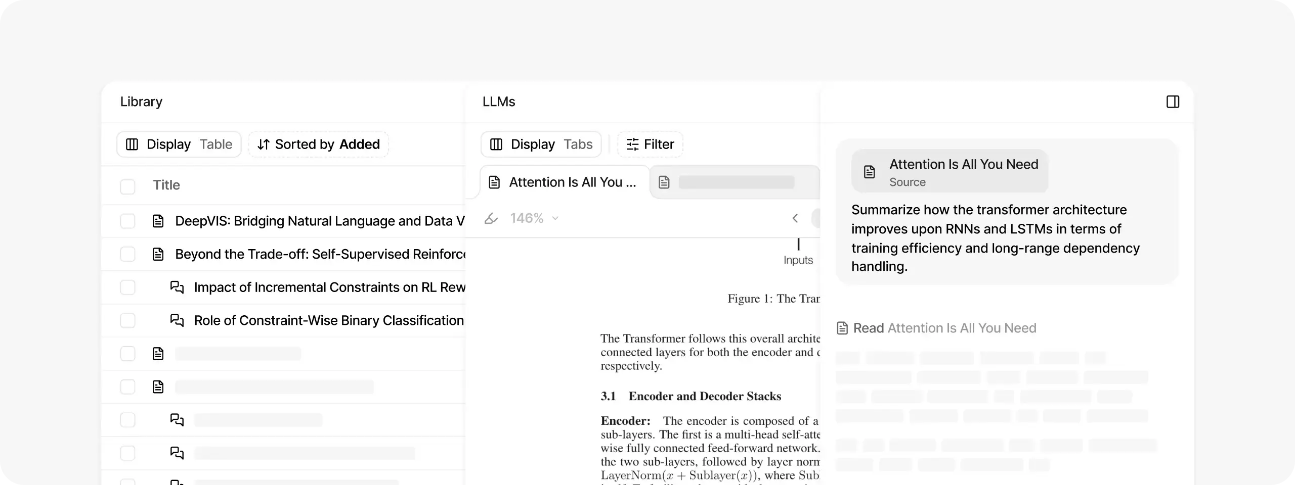 App interface preview