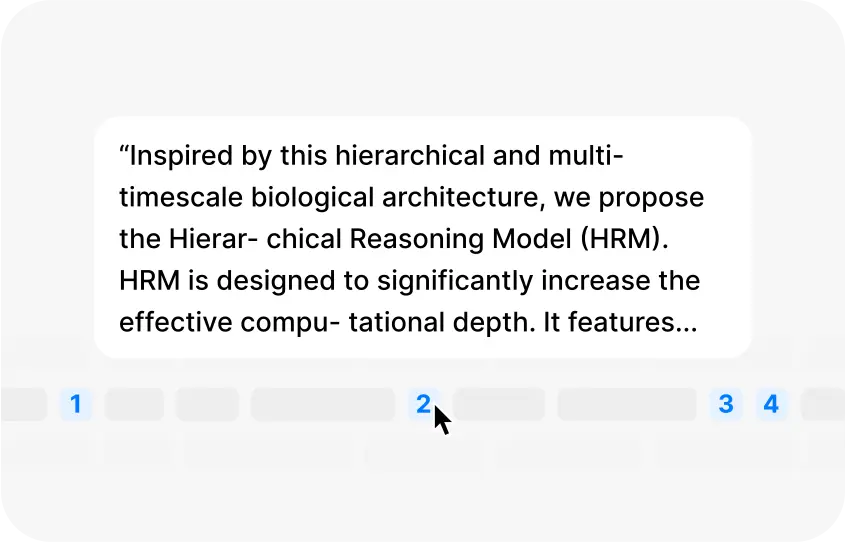 Get more accurate references